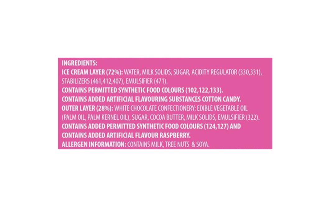 Baskin Robbins Cotton Candy Surprise    Plastic Wrap  65 millilitre